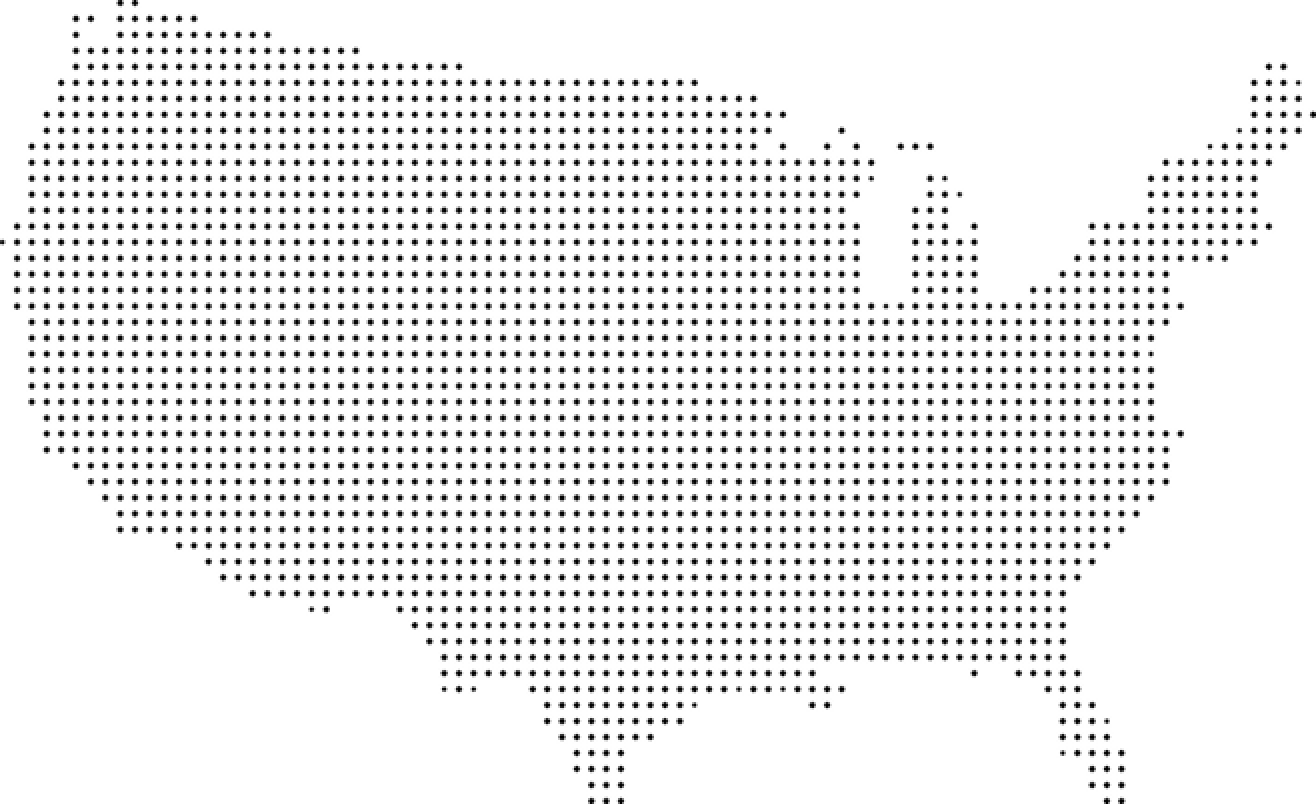 United States coverage map